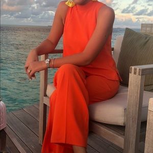 Trina Turk Orange Jumpsuit